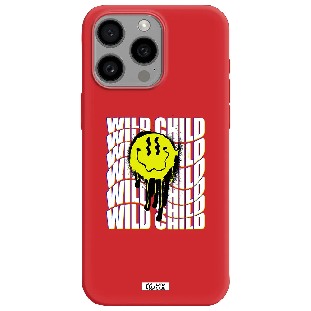 Wild Child Apple Iphone 15 Pro Max Silicone Imperial Red Case