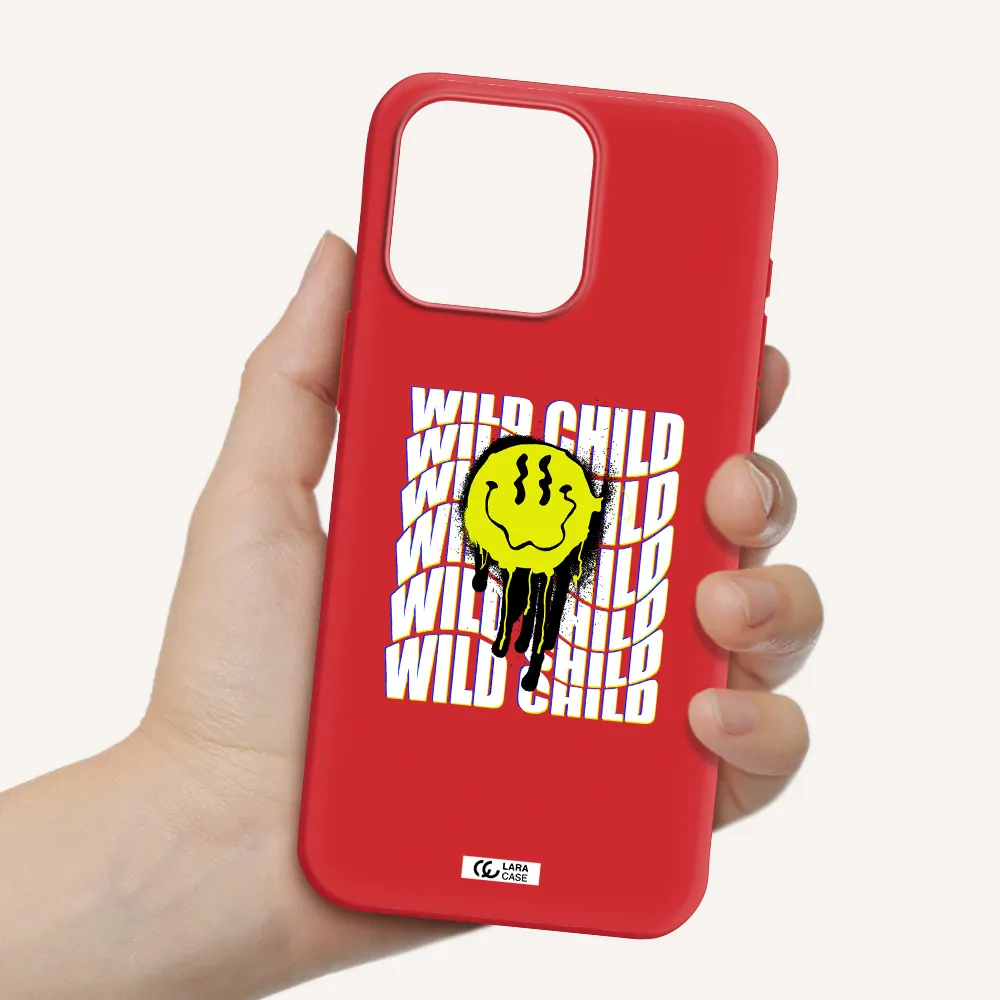 Wild Child Apple Iphone 15 Pro Max Silicone Imperial Red Case