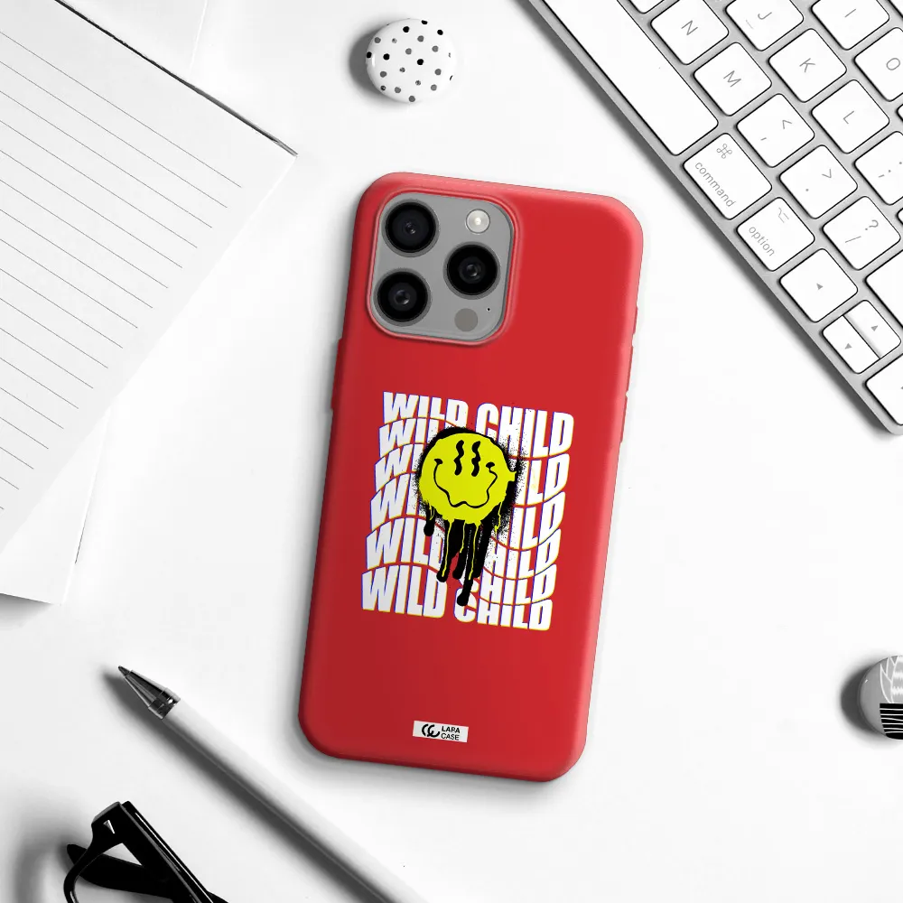 Wild Child Apple Iphone 15 Pro Max Silicone Imperial Red Case