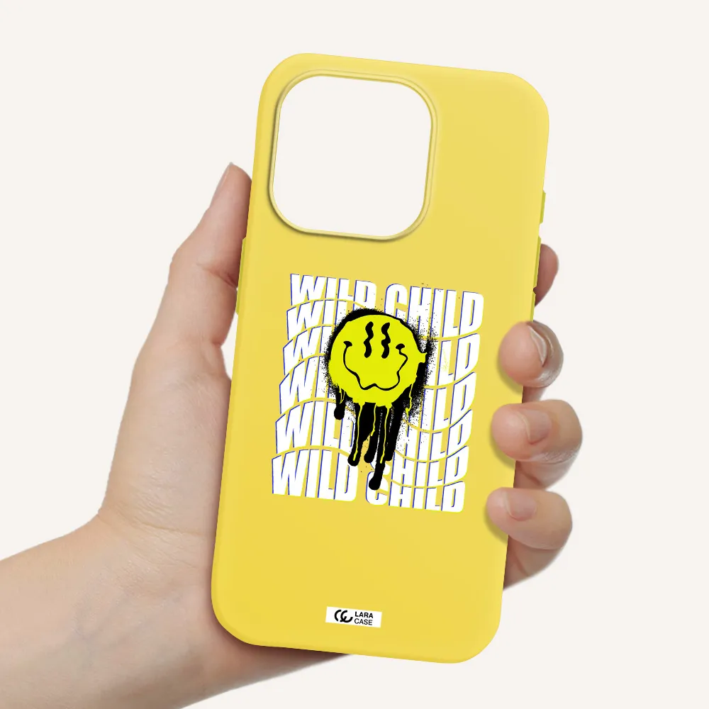 Wild Child Apple Iphone 15 Pro Silicone Canary Yellow Case