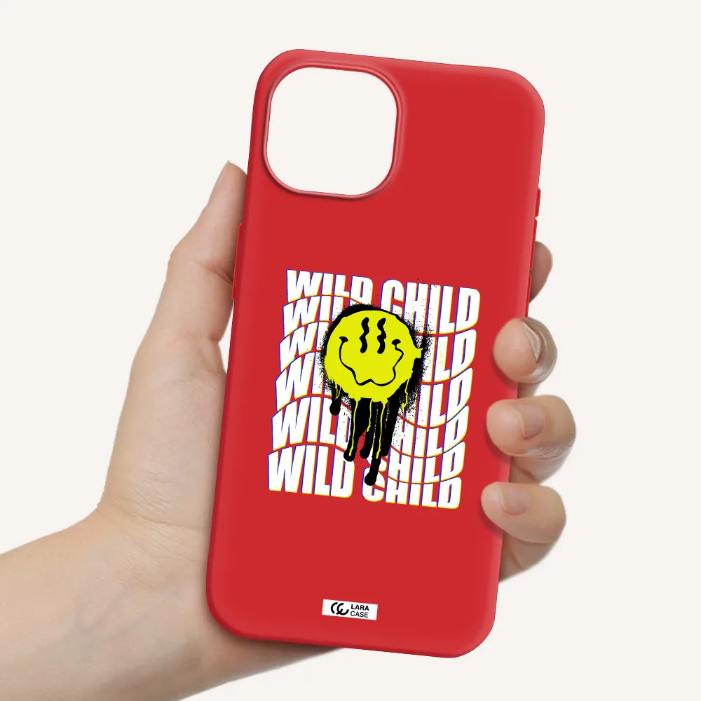 Wild Child Apple Iphone 15 Silicone Imperial Red Case
