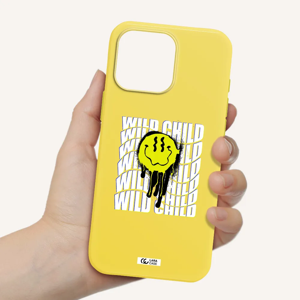Wild Child Apple Iphone 16 Pro Max Silicone Canary Yellow Case