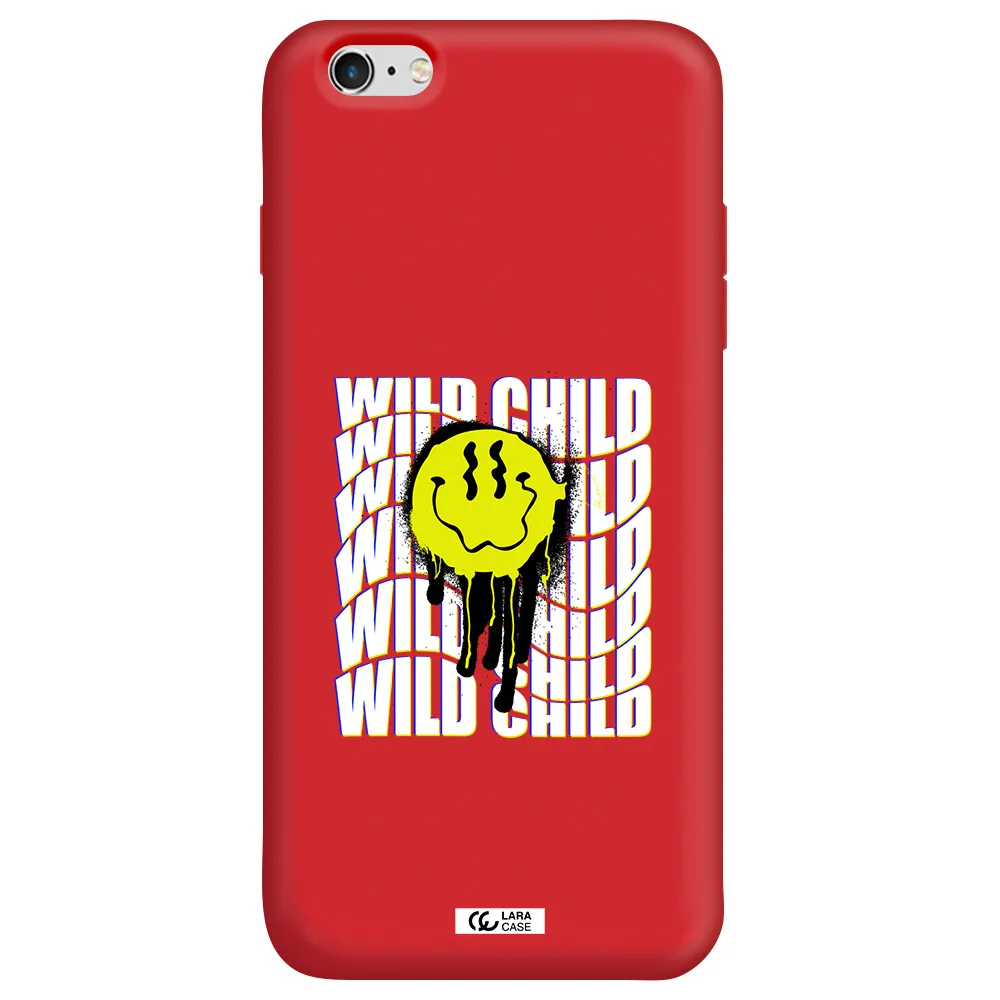 Wild Child Apple iPhone 6 plus Silicone Imperial Red Case