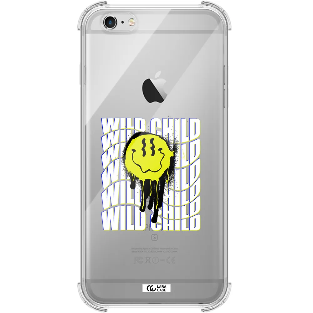 Wild Child Apple iPhone 6 s plus Clear PC Case