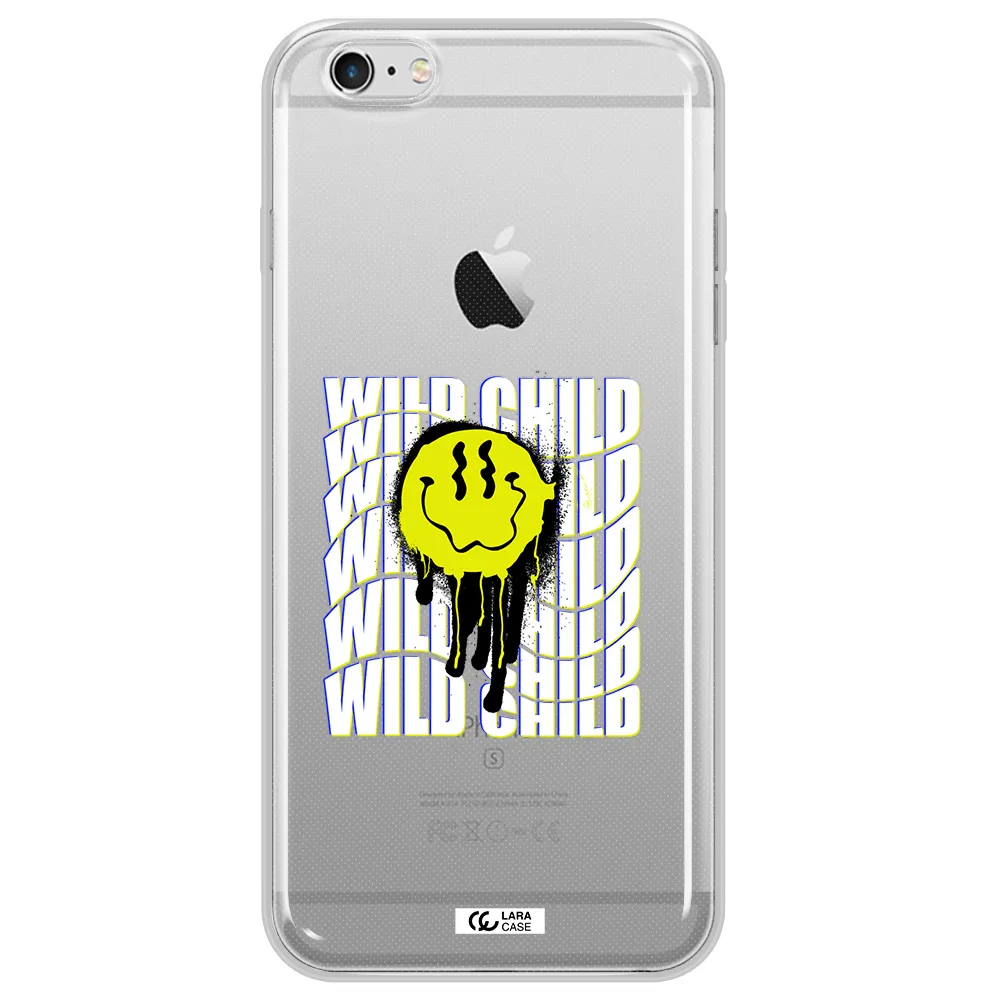 Wild Child Apple iPhone 6 s plus Clear TPU Case