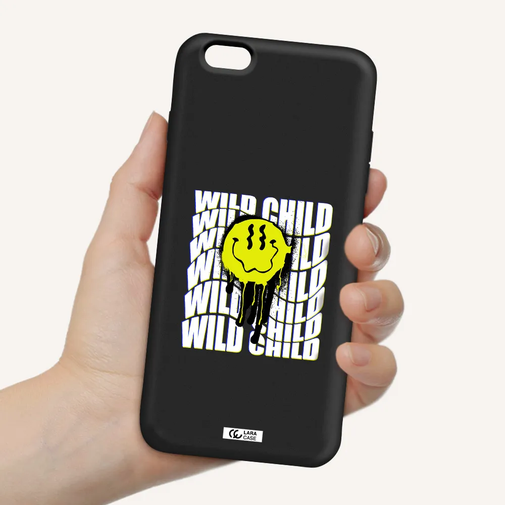 Wild Child Apple iPhone 6 s plus Silicone black Case