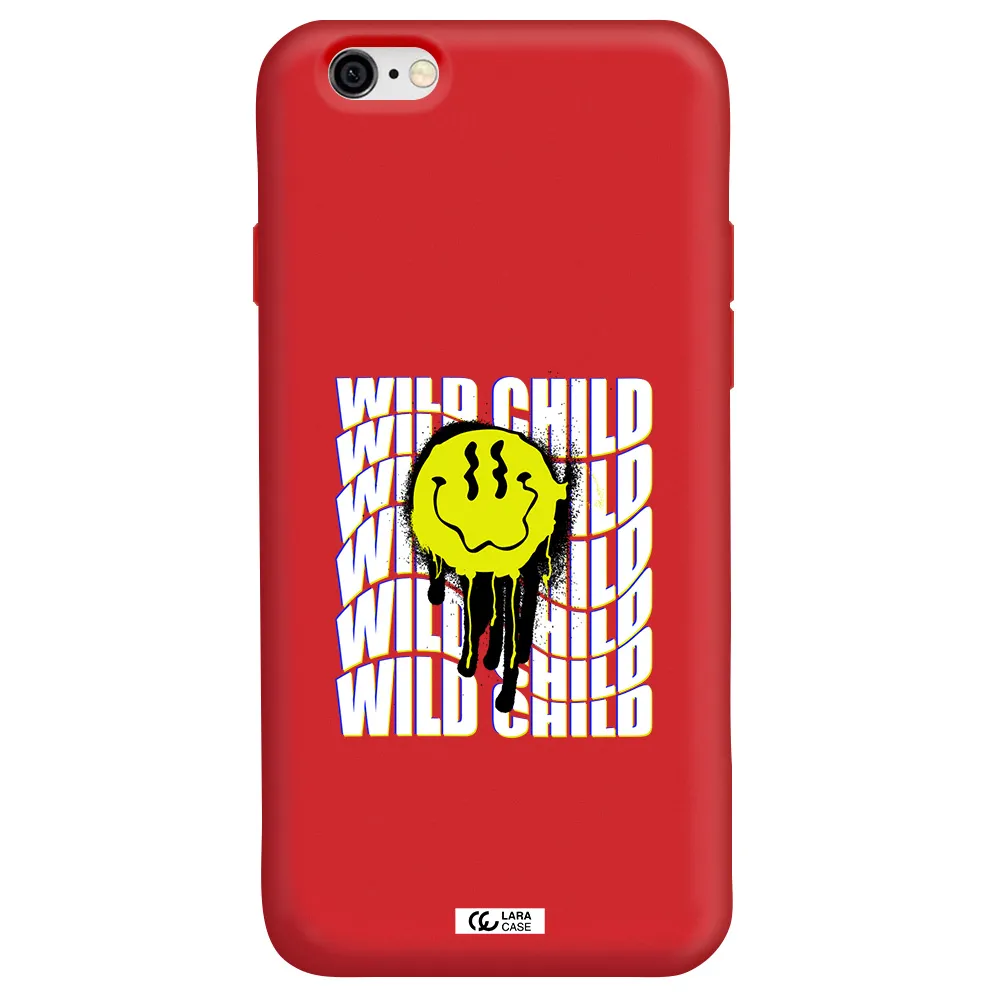 Wild Child Apple iPhone 6 Silicone Imperial Red Case