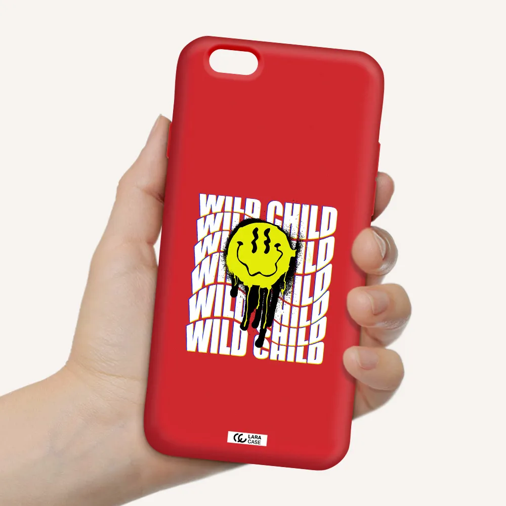 Wild Child Apple iPhone 6 Silicone Imperial Red Case