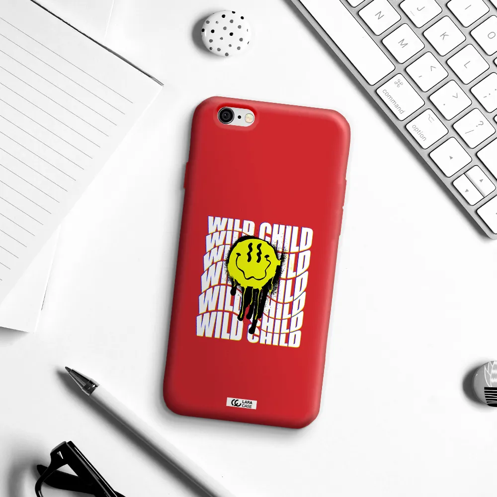 Wild Child Apple iPhone 6 Silicone Imperial Red Case