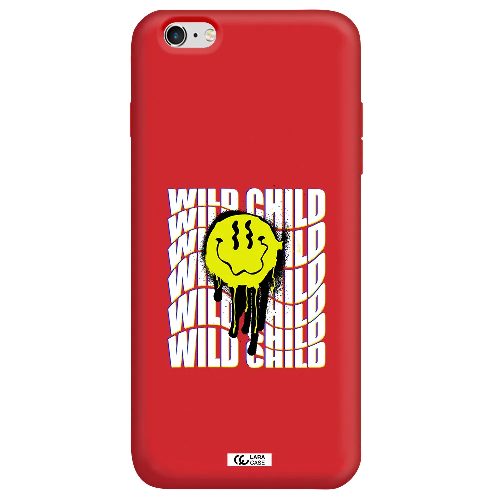 Wild Child Apple iPhone 6S Silicone Imperial Red Case