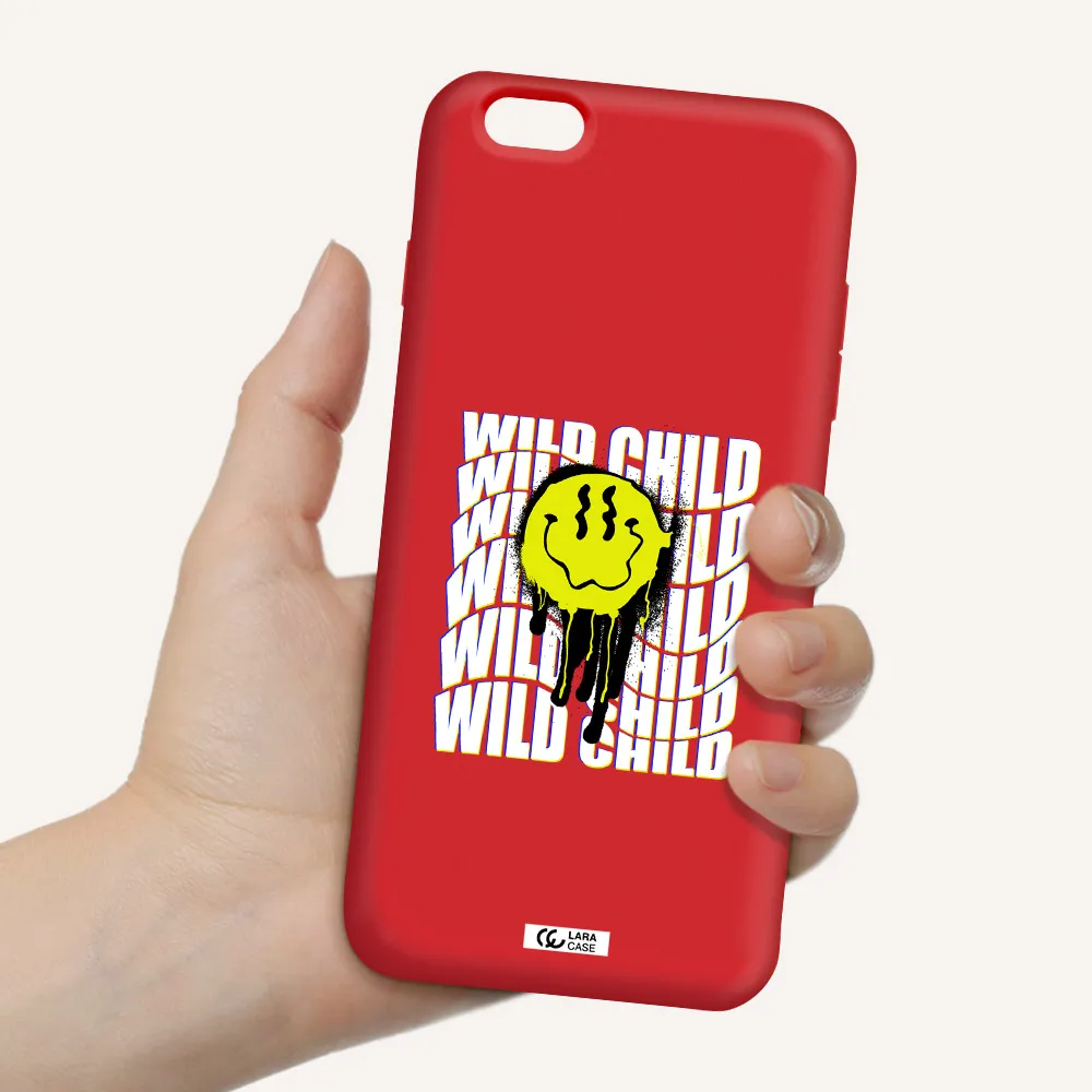Wild Child Apple iPhone 6S Silicone Imperial Red Case