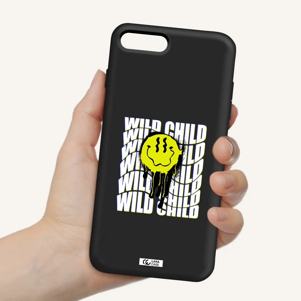Wild Child Apple iPhone 7 plus Silicone black Case