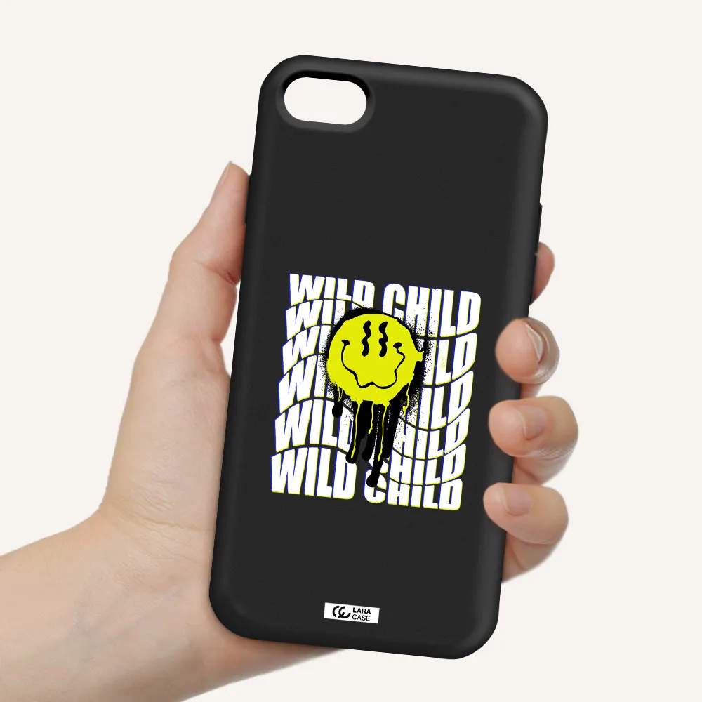 Wild Child Apple iPhone 7 Silicone black Case