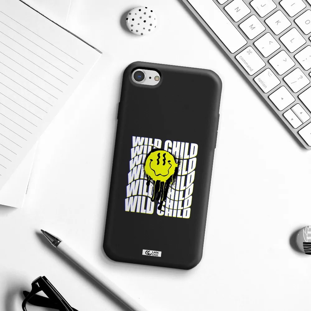 Wild Child Apple iPhone 7 Silicone black Case