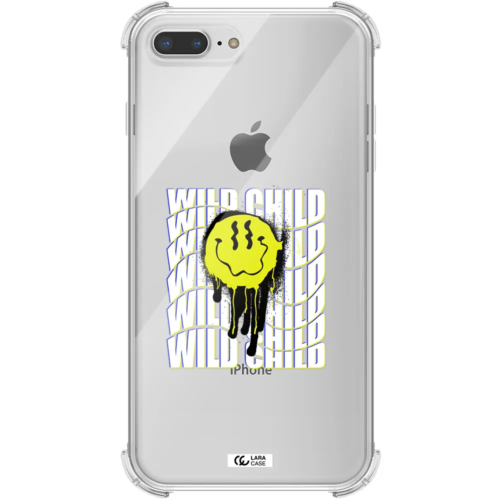 Wild Child Apple iPhone 8 plus Clear PC Case