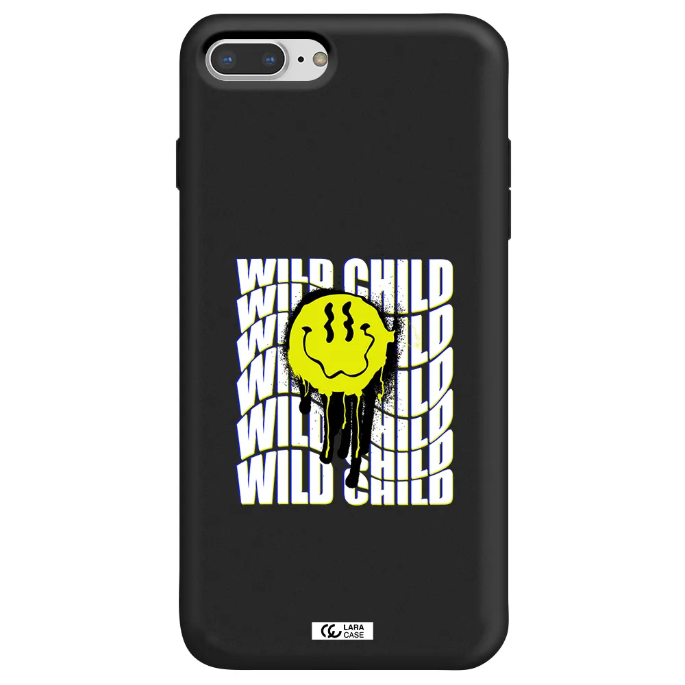 Wild Child Apple iPhone 8 plus Silicone black Case