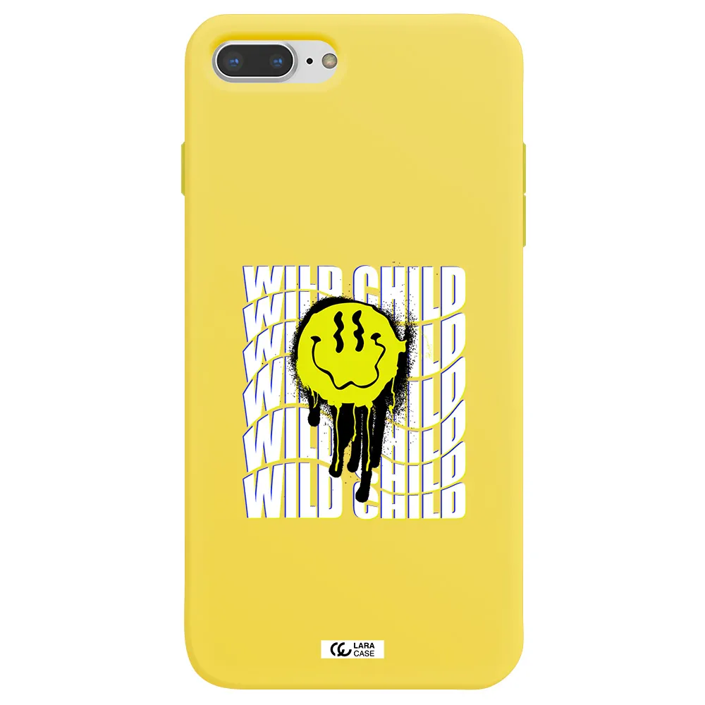 Wild Child Apple iPhone 8 plus Silicone canary yellow Case