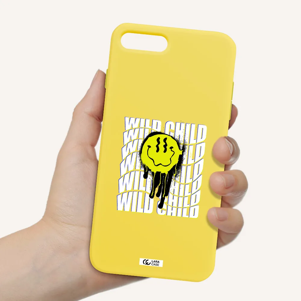 Wild Child Apple iPhone 8 plus Silicone canary yellow Case