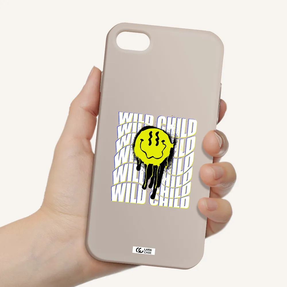 Wild Child Apple iPhone 8 Silicone Stone Case
