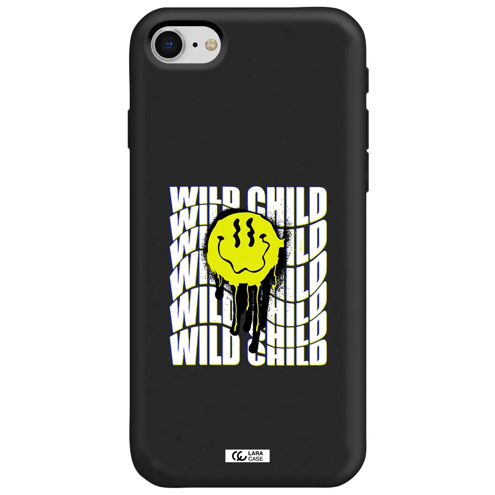 Wild Child Apple iPhone se 2020 Silicone black Case
