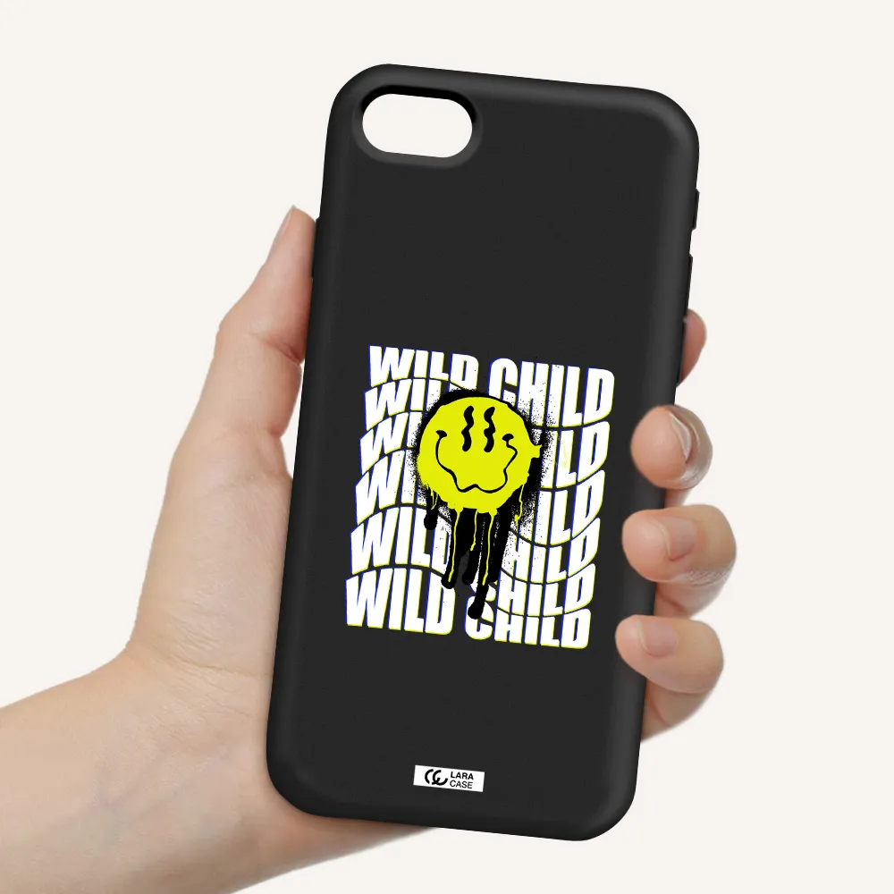 Wild Child Apple iPhone se 2020 Silicone black Case