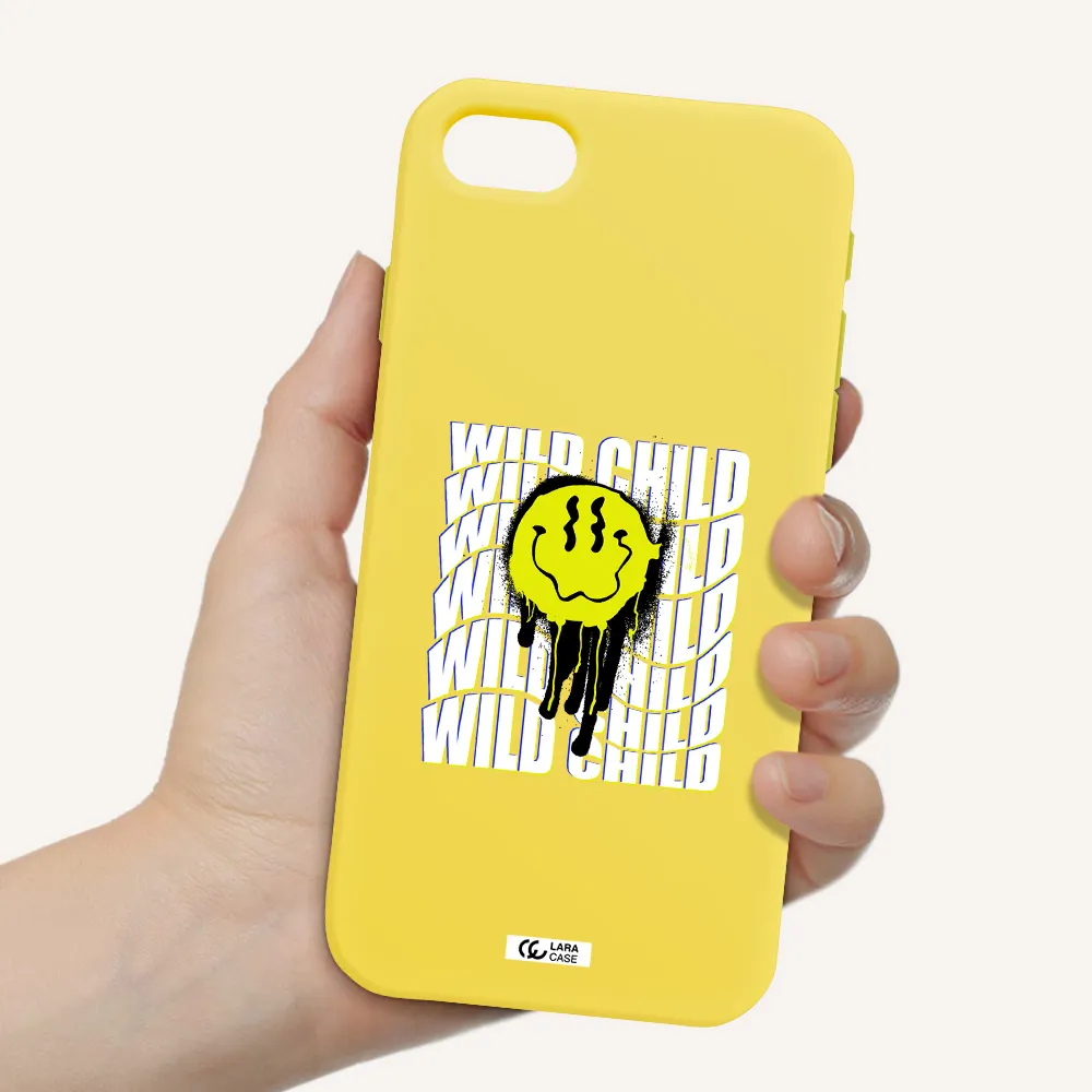Wild Child Apple iPhone se 2020 Silicone canary yellow Case