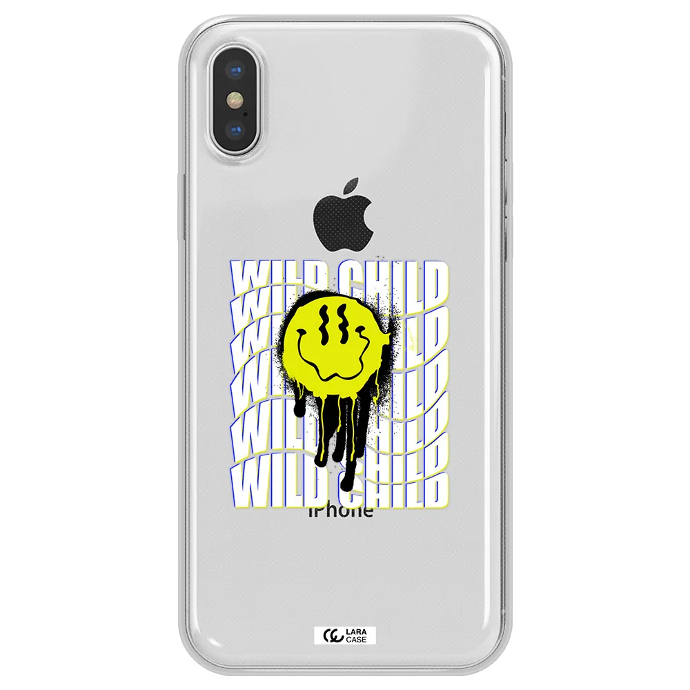 Wild Child Apple iPhone X Clear TPU Case