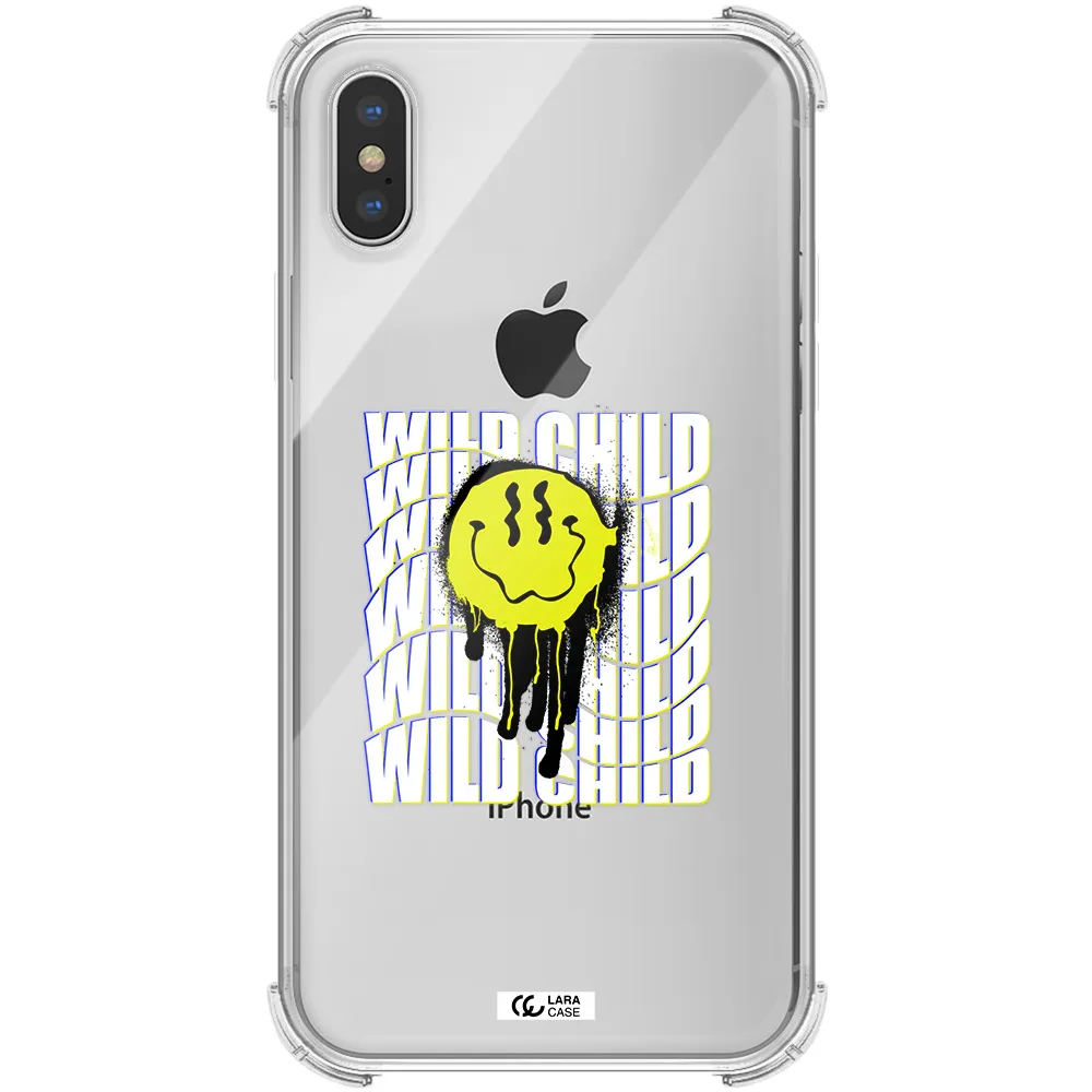 Wild Child Apple iPhone XS Clear PC Case