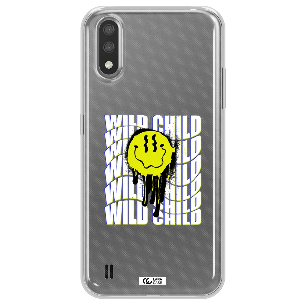 Wild Child Samsung A01 Clear TPU Case
