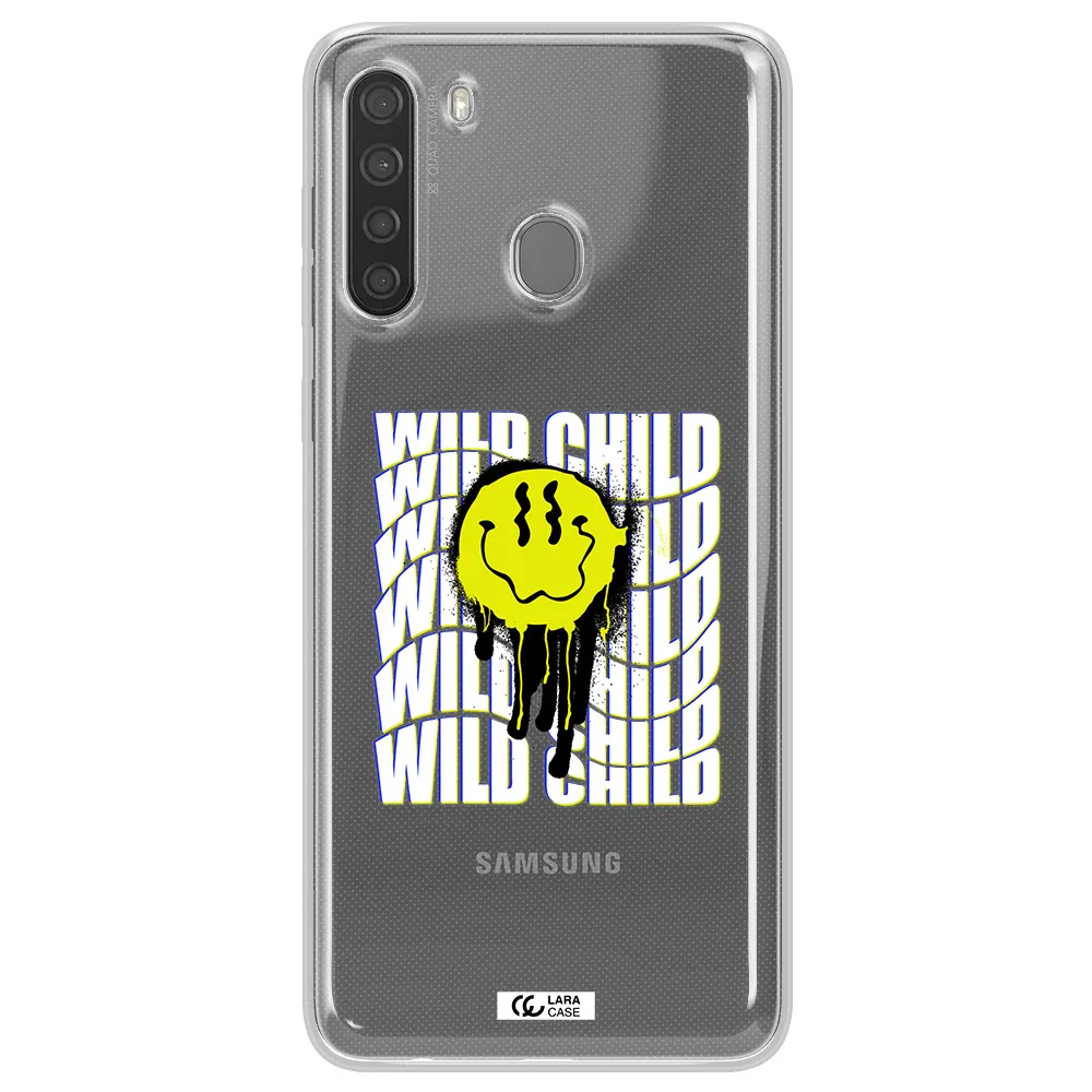 Wild Child Samsung A21 Clear TPU Case