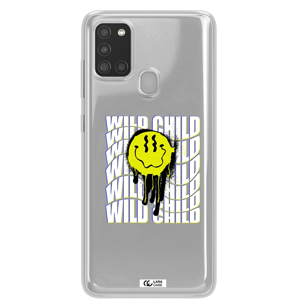 Wild Child Samsung A21S Clear TPU Case
