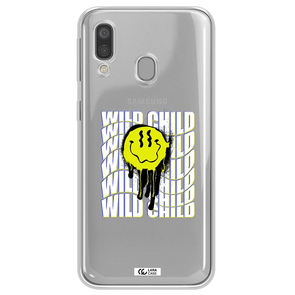 Wild Child Samsung A40 Clear TPU Case