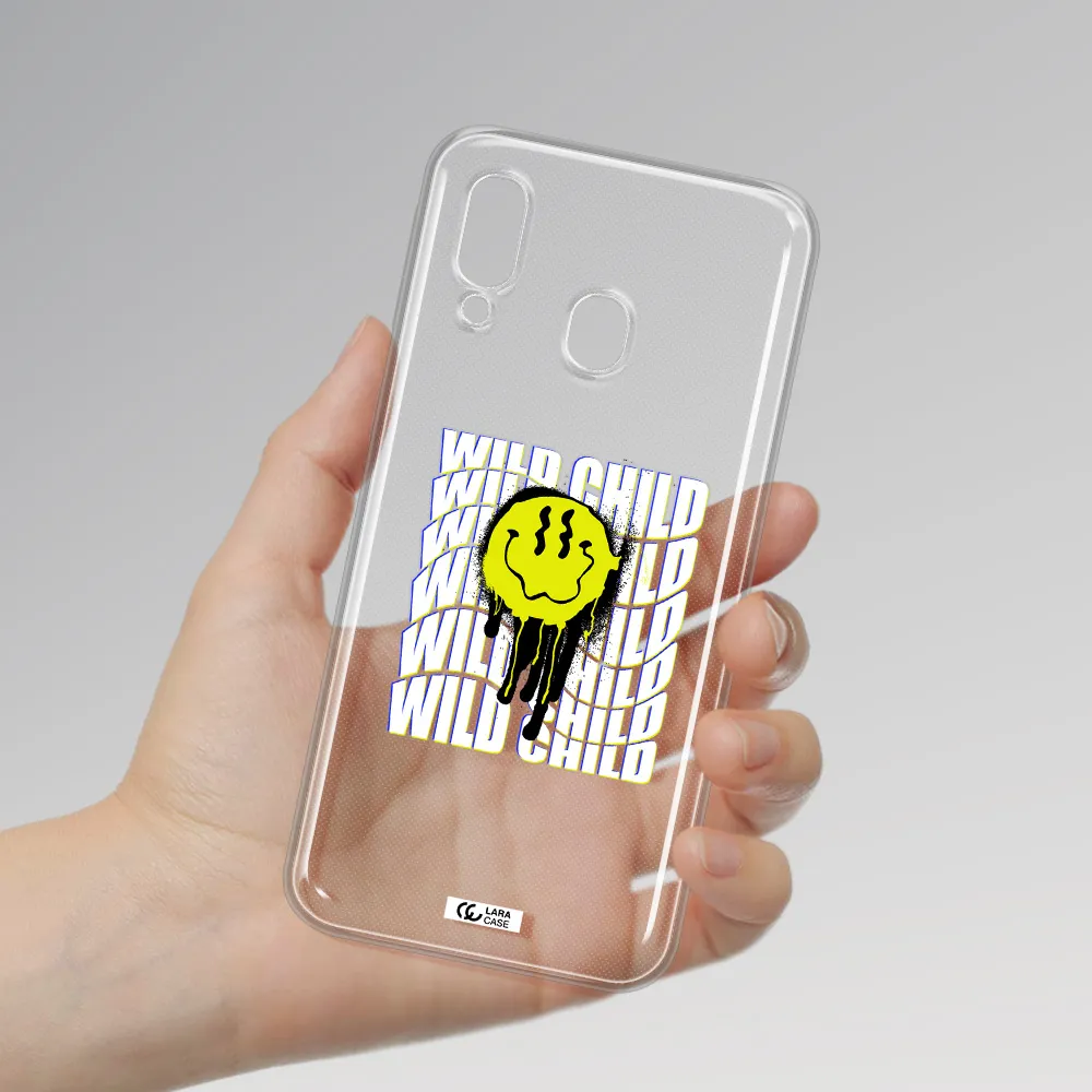 Wild Child Samsung A40 Clear TPU Case