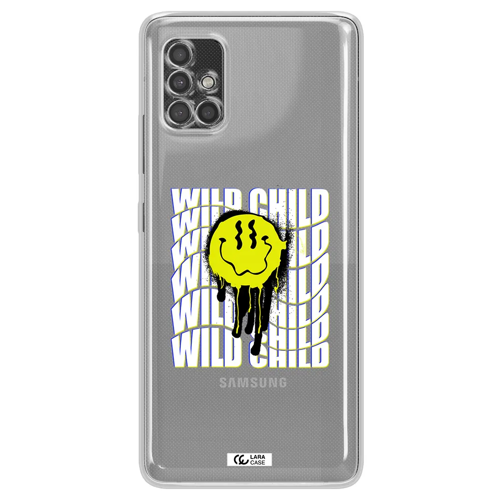 Wild Child Samsung A40S Clear Tpu Case