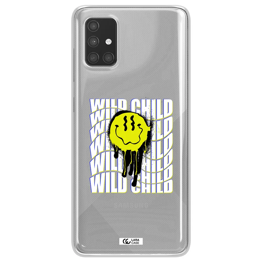 Wild Child Samsung A71 Clear TPU Case