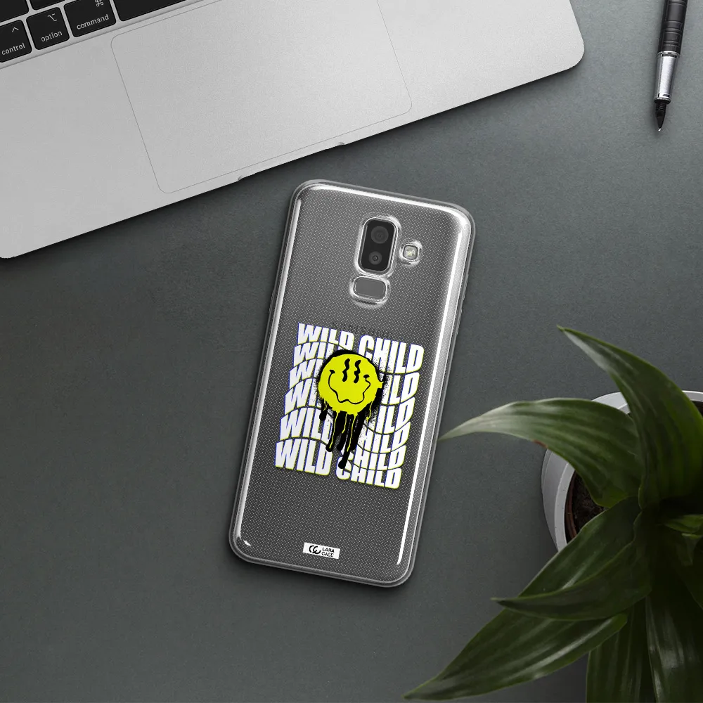 Wild Child Samsung J8 Clear TPU Case