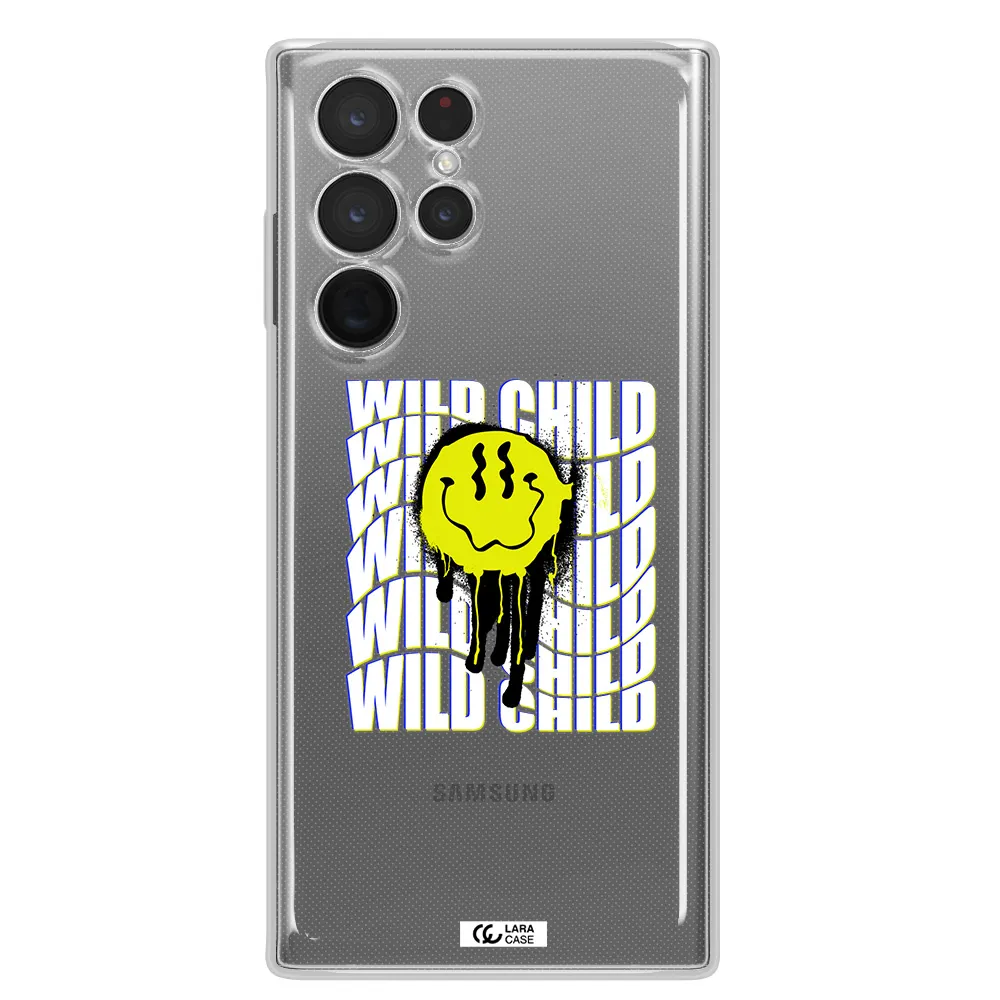 Wild Child Samsung S 22 Ultra Clear TPU Case