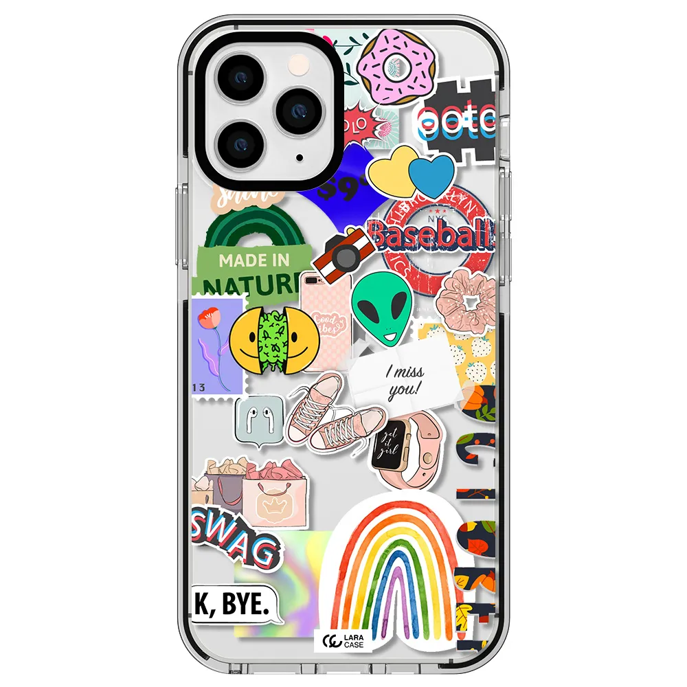 I Miss You Apple iPhone 11 pro max impact black border Case