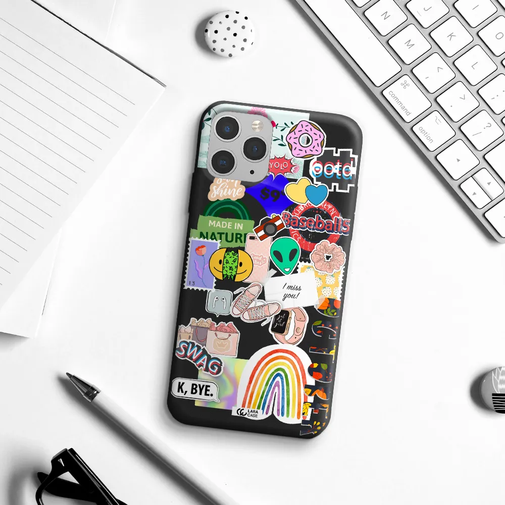 I Miss You Apple iPhone 11 pro max Silicone black Case