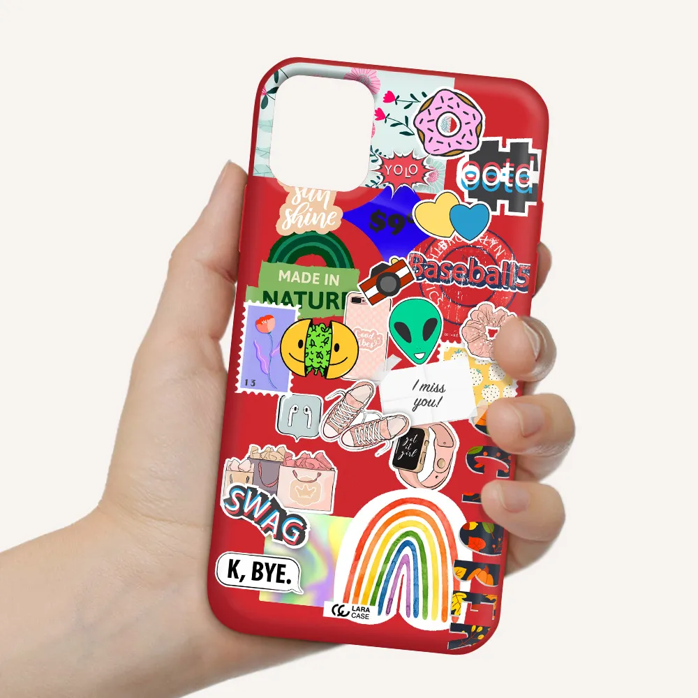 I Miss You Apple iPhone 11 Silicone Imperial Red Case