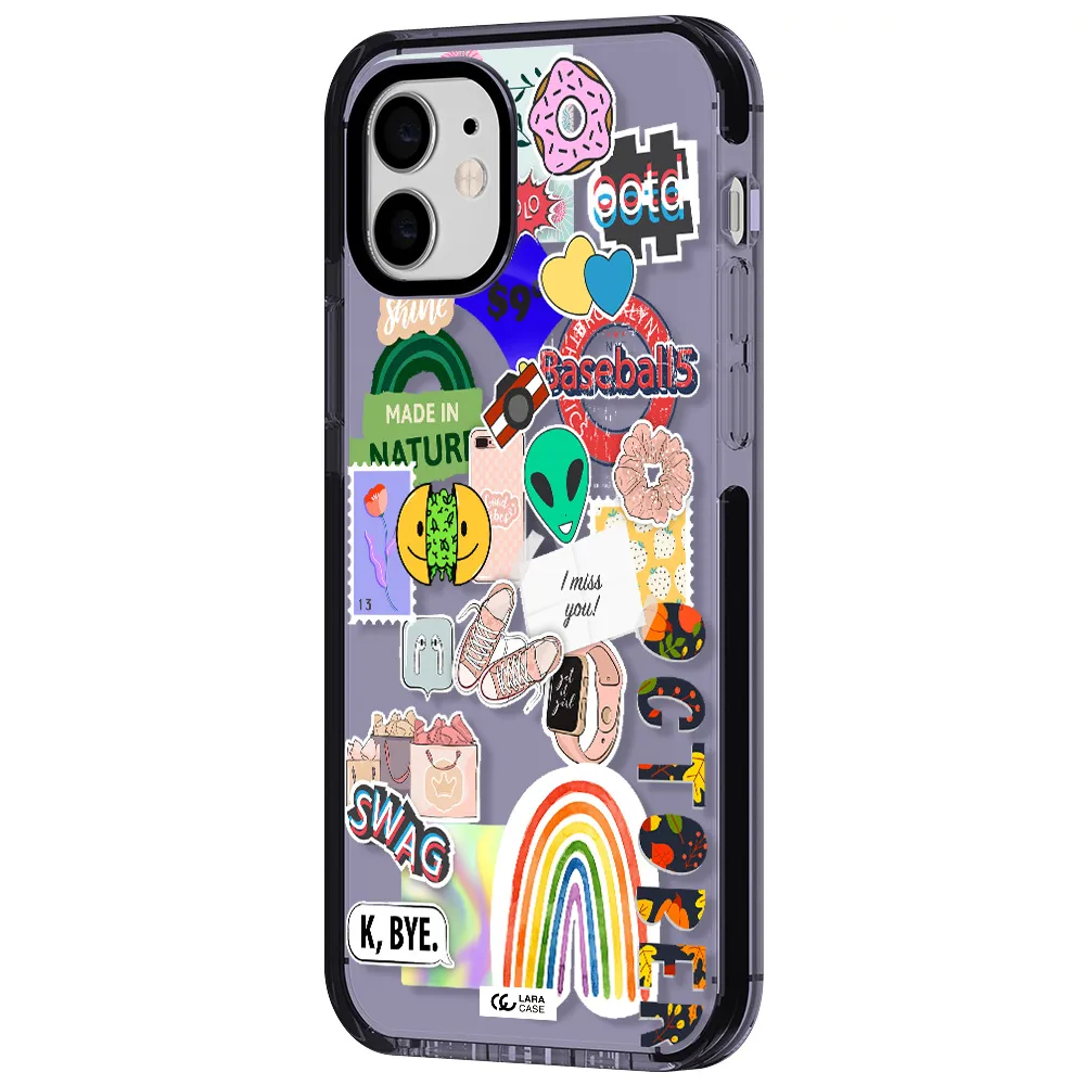 I Miss You Apple iPhone 12 impact Lilac Case