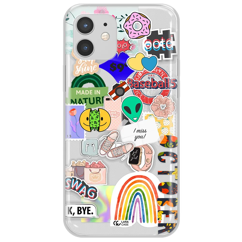 I Miss You Apple iPhone 12 mini Clear TPU Case