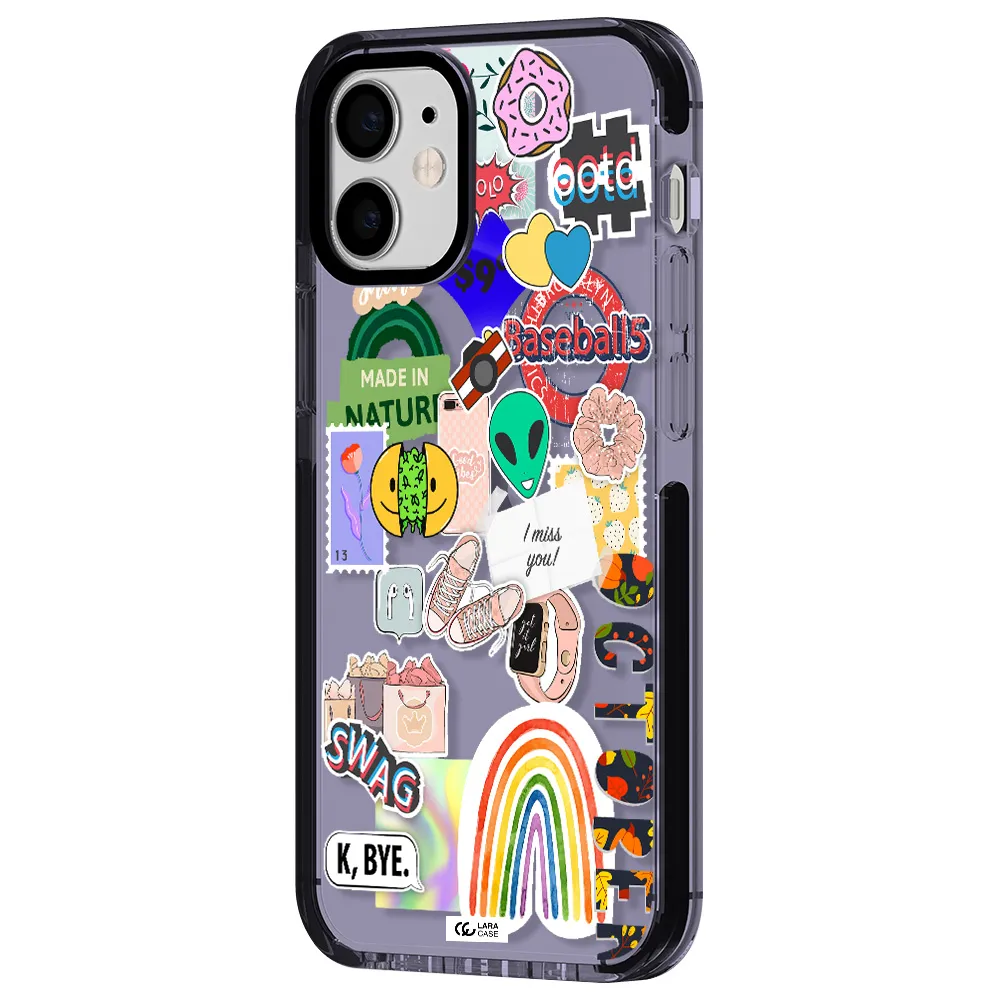 I Miss You Apple iPhone 12 mini impact Lilac Case