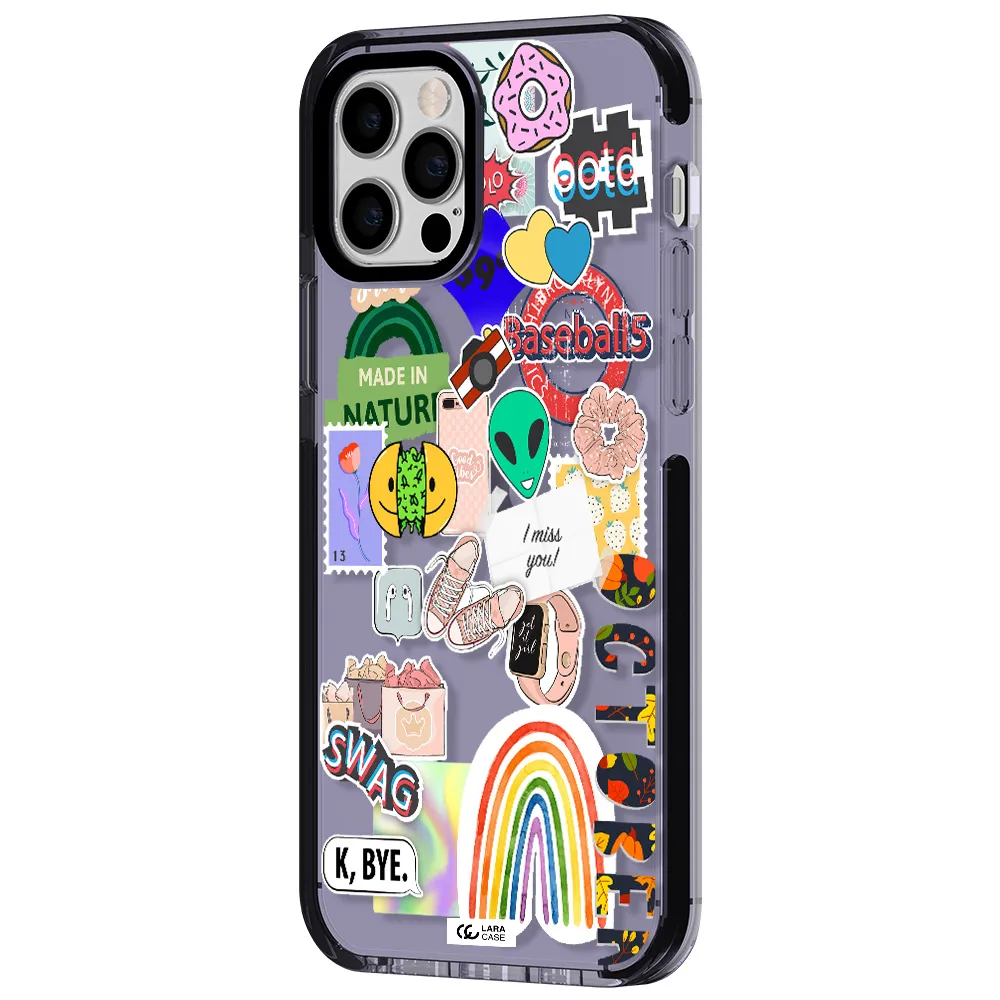 I Miss You Apple iPhone 12 pro impact Lilac Case