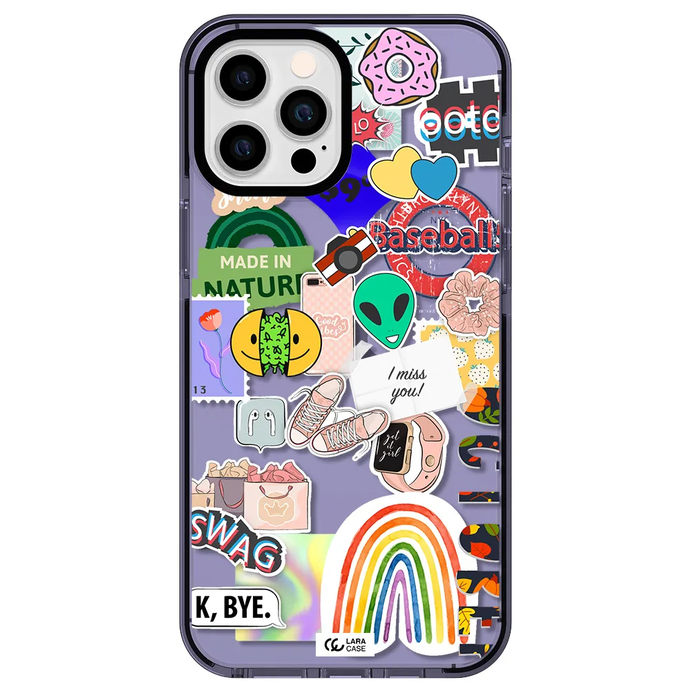 I Miss You Apple iPhone 12 pro max impact Lilac Case