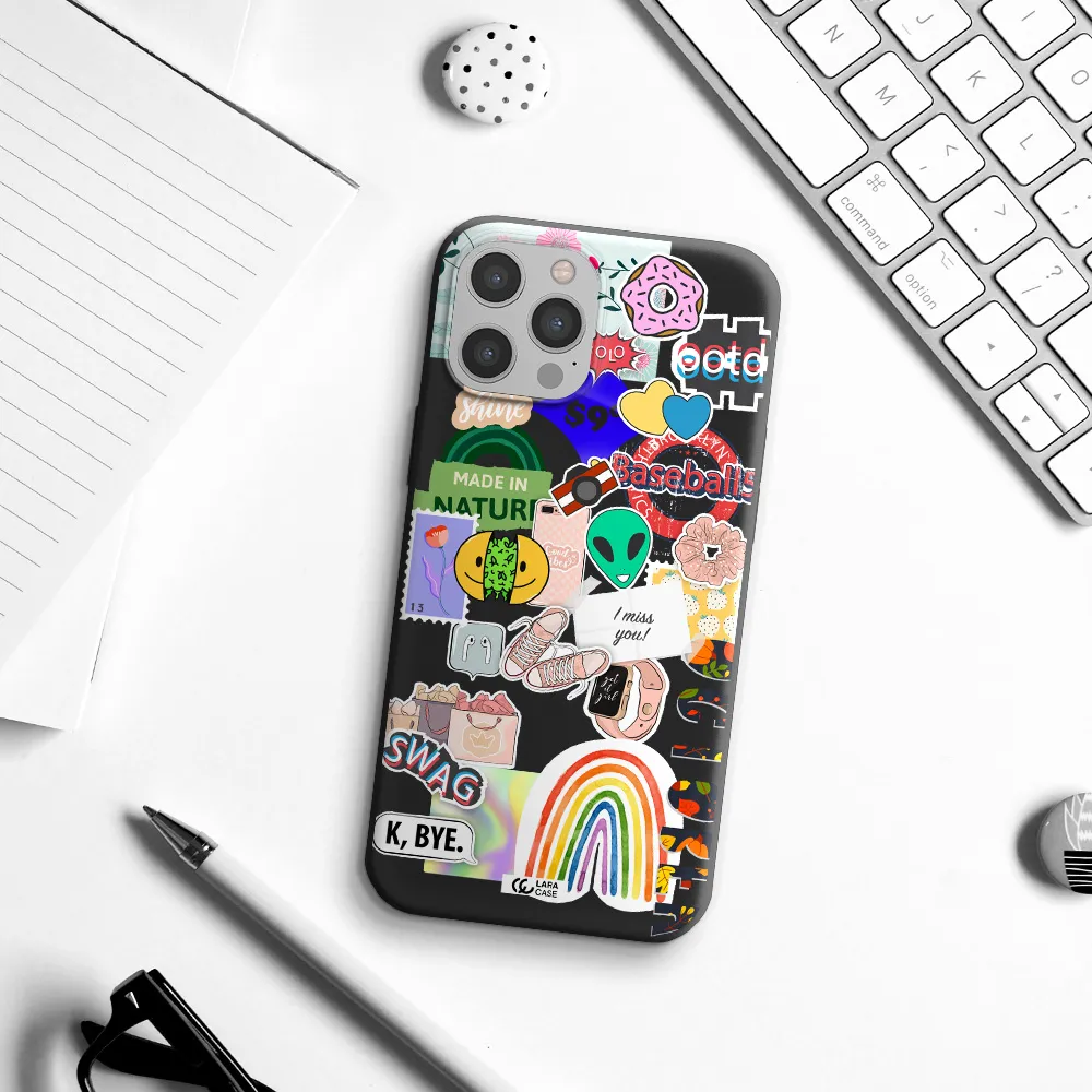 I Miss You Apple iPhone 12 pro Silicone black Case