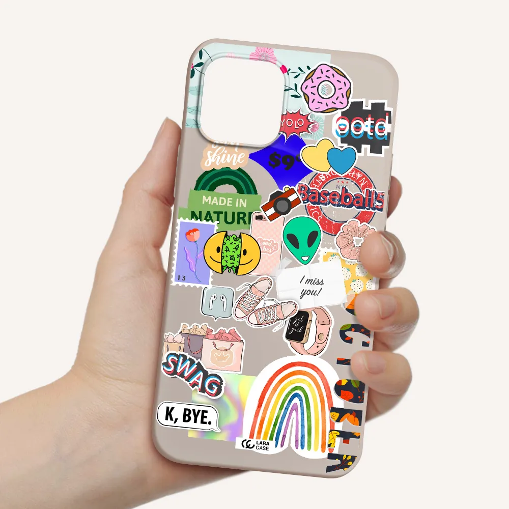 I Miss You Apple iPhone 12 Silicone Stone Case