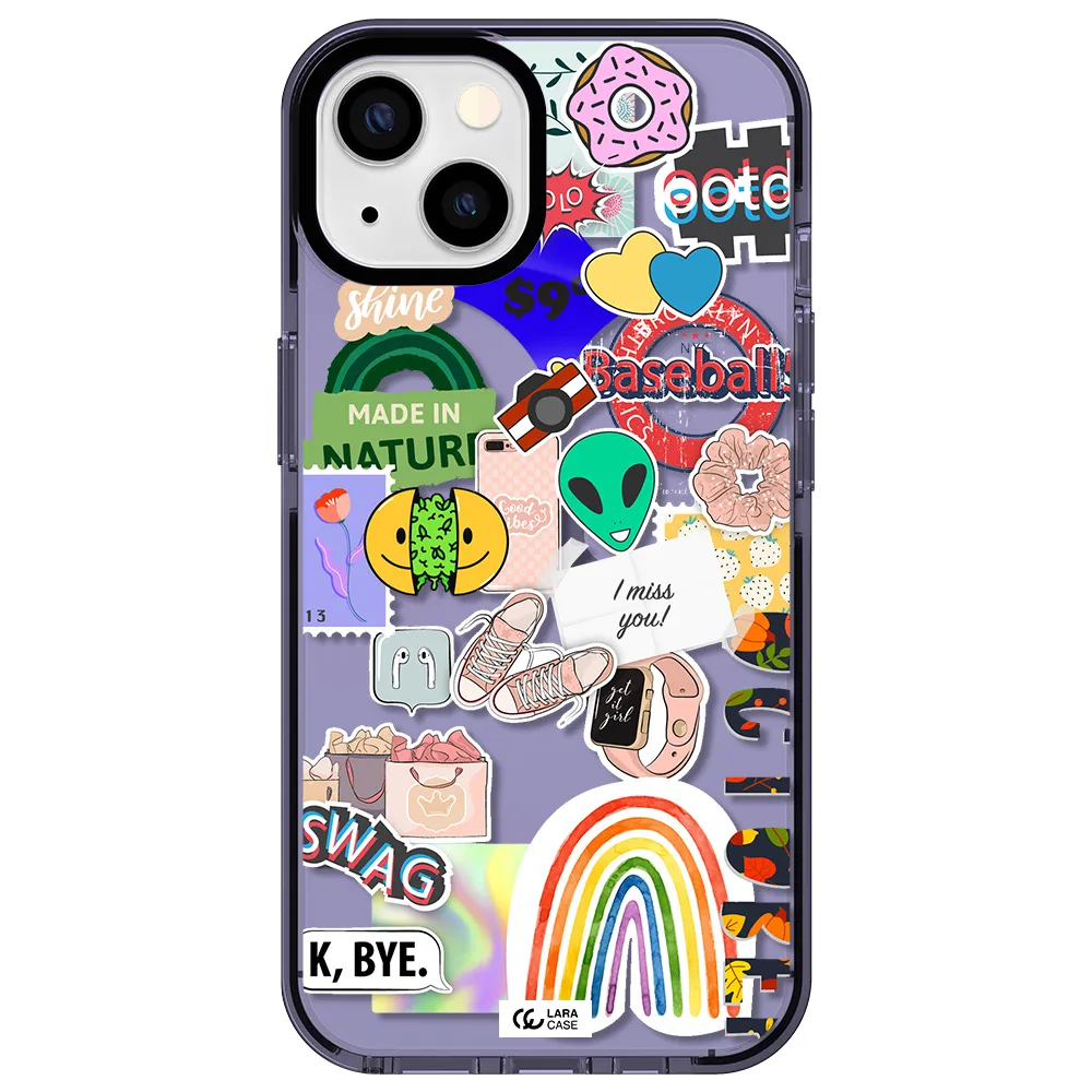 I Miss You Apple iPhone 13 impact Lilac Case