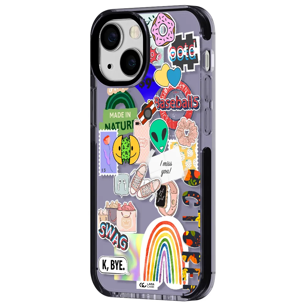 I Miss You Apple iPhone 13 mini impact Lilac Case