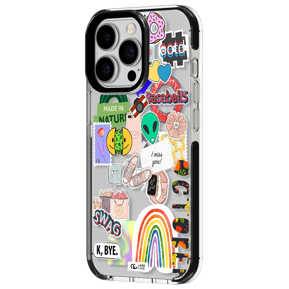 I Miss You Apple iPhone 13 Pro impact black border Case